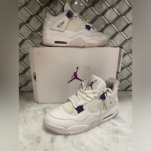 Jordan 4 Metallic Purple